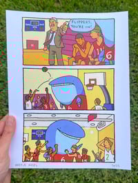 Flippers Signed Print