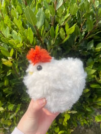 Image 2 of fluffy chicken plushie