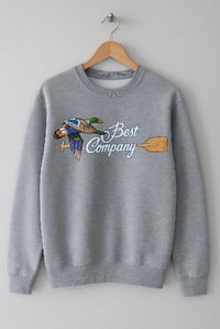 Oldskool Best Company jumper in Sport Grey