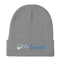 Image 1 of Only Beards- Embroidered Beanie