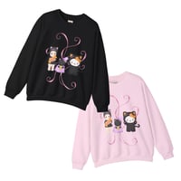 Image 1 of kitty halloween sweater