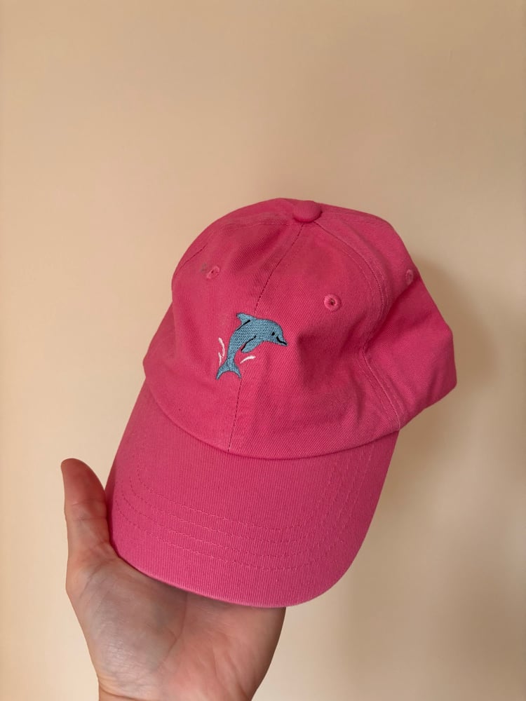 Image of Kids pink chino cap