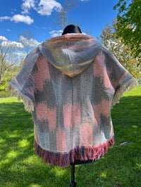 Image 5 of Large Short Sleeve Tapestry Zip-up