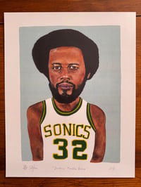 Image 2 of "Downtown Freddie Brown", Seattle SuperSonics PRINT