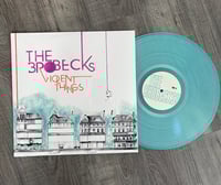 Image 1 of THE BROBECKS “Violent Things” 12 inch Blue Vinyl record