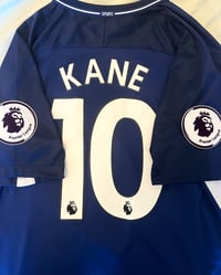 Image 1 of Tottenham Hotspur “KANE 10” 2017/18 Away Shirt + PL patches (M)