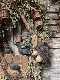 Image 3 of #8.. Olde Winters Keeper ~ Wreath ~ Crows~