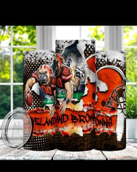 Image 2 of Cleveland Browns tumblers