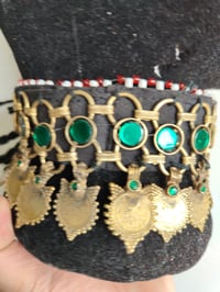 Image 7 of Afghani Bohemian Choker - Green