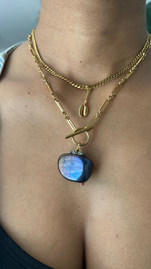 Image of RAIN FOAM • Titanium Quartz Necklace