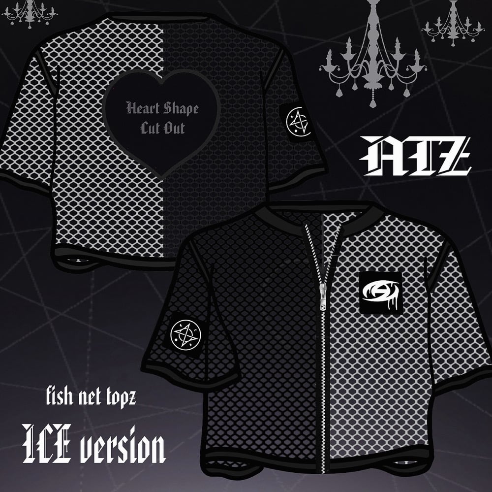 Image of ATZ Fish Net Zip Top : PRE-ORDER