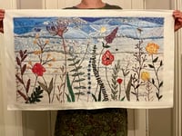 Image 2 of Wild Flower Tea Towel