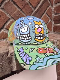 Image 5 of Hand Painted Hat 3 1/1 Curved Brim Hat