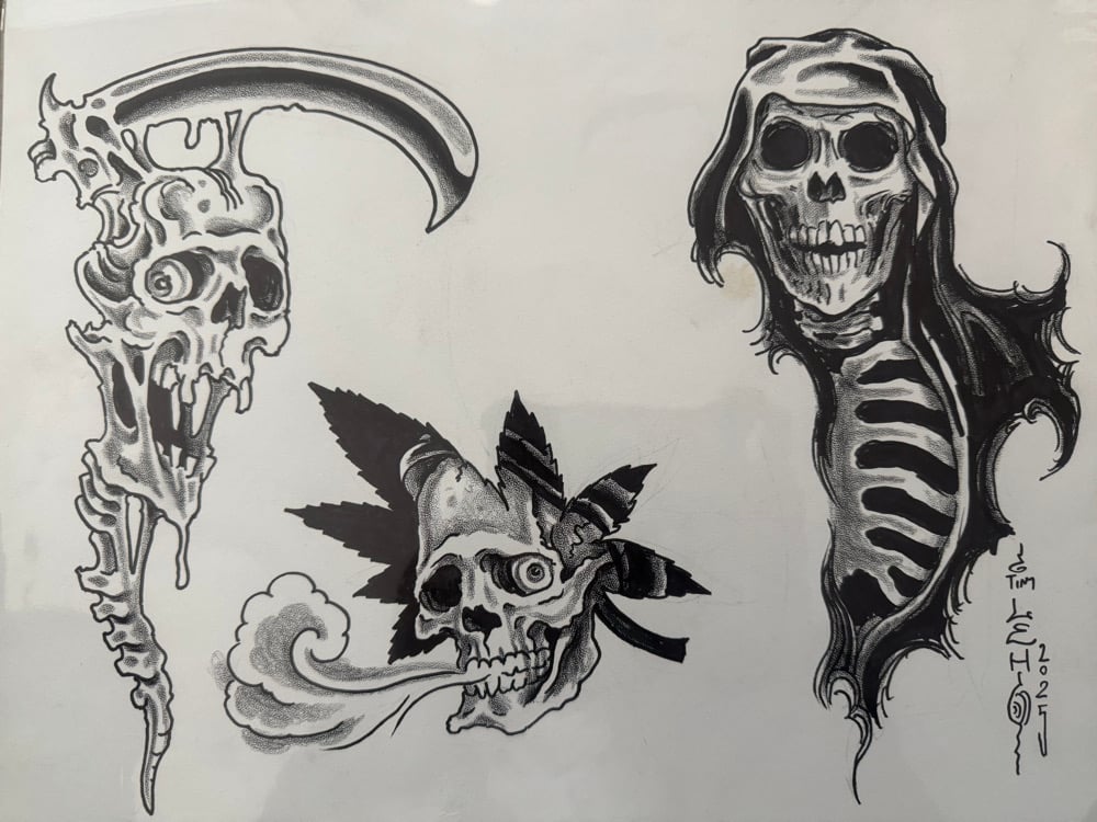 Image of Tim Lehi “Reapers & Wolves #138” Original Art