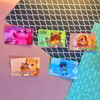 Image 1 of ☆ STICKERS ☆ Cubiertas de seguridad para tarjetas 