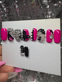 Image 1 of I’m  about that life short square gel press on Nails  