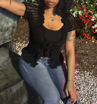 Image 2 of “Avery” Mesh Cardigan