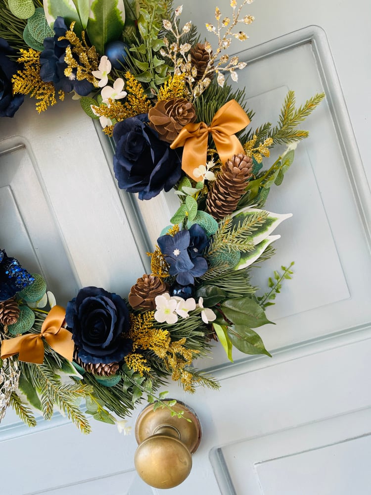 Image of 50cm Navy and Gold 