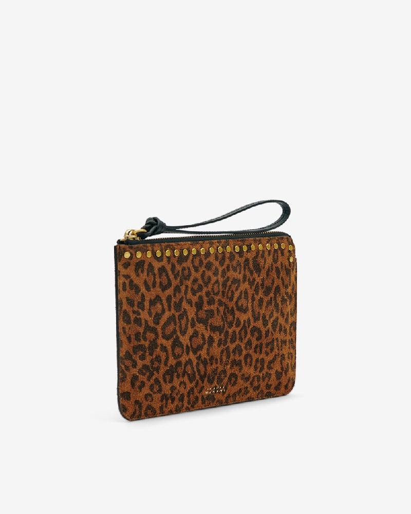 Image of ISABEL MARANT FLAT POUCH CLUTCH