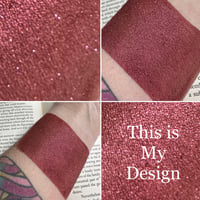 This is My Design - Metallic Red Copper Shimmer Color 