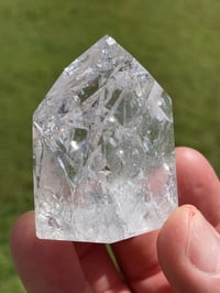 Image 7 of Crackle Quartz Crystal Tower #1834