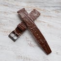 18mm Vintage Style Crocodile Strap In Green copy