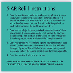 Image of SIAR CANDLE REFILL