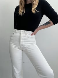 Image 2 of Zara white jeans // 36 