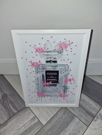 Image 1 of PINK SPLASH BOTTLE FASHION PRINT 