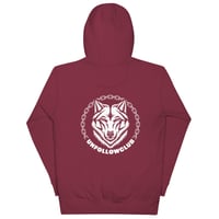 Image 4 of unfollowclub WOLF LOGO Unisex Hoodie