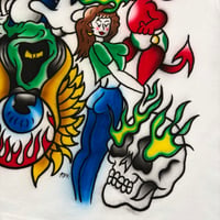 Image 5 of 1 of 1 airbrush mashup tee : XL 