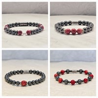 Image 1 of The Red Magnetic Mix Bracelet Collection
