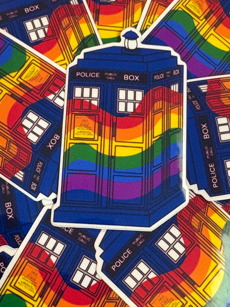 Image of 6 Color Pride Tardis