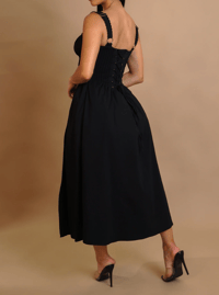 Image 2 of Get At Me Black Maxi Dress 