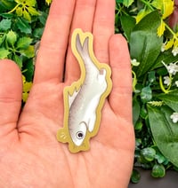 Image 3 of Lil Fish-Cat Sticker (Small)