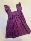 early 1970s BIRKIN plum taj Indian mini dress