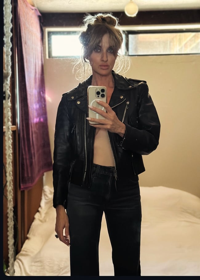 1960s Harley Davidson cycle queen leather motorcycle biker jacket