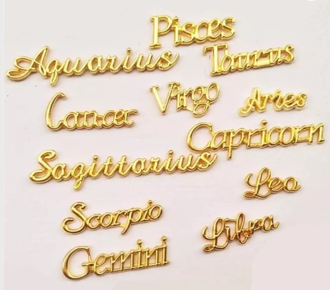 Zodiac Nail Charms | Uniquely Created Bling