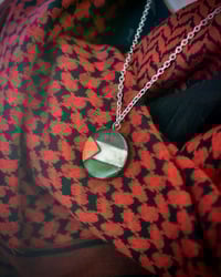 Image 2 of Palestinian Flag Necklace