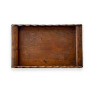 Image of WOODEN WAVE TRAY - SMALL