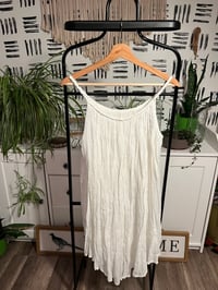 Image 1 of white braided strap top