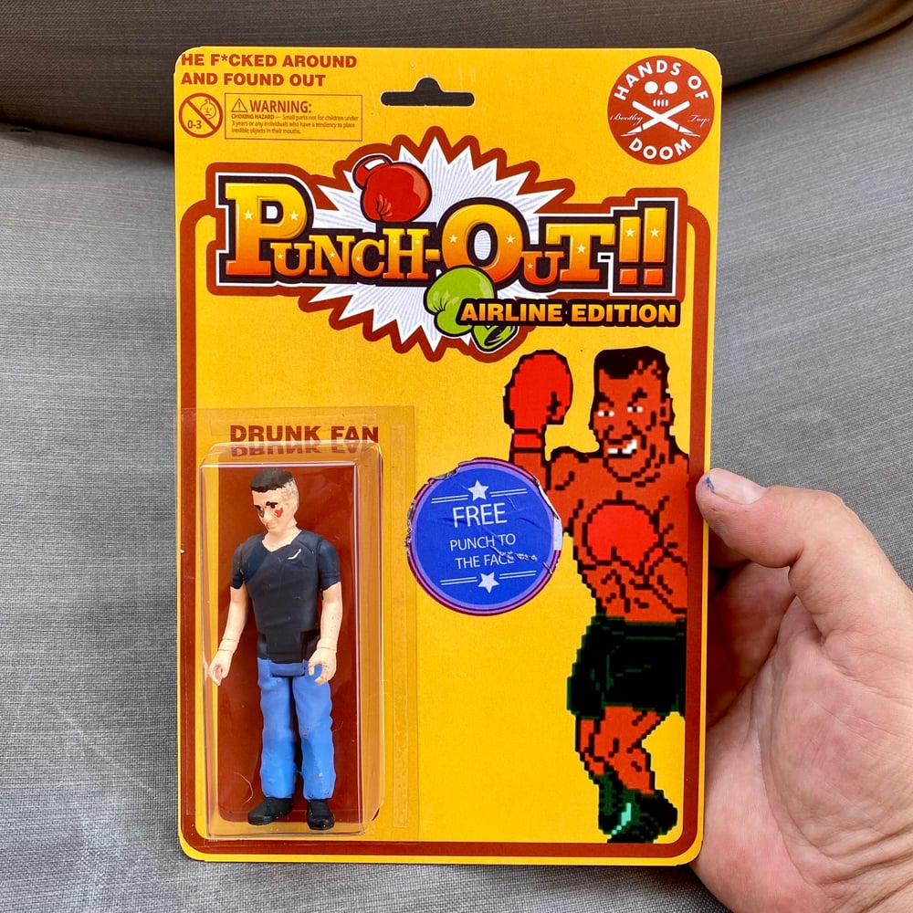 Image of Punch-Out Drunk Fan Action Figure 