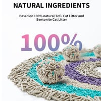 Image 2 of Mixed Tofu-Bentonite Clumping Cat Litter