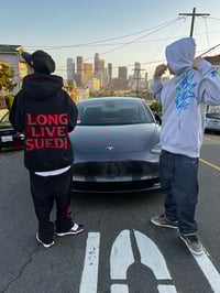 Image 4 of Long Live suede hoodies 