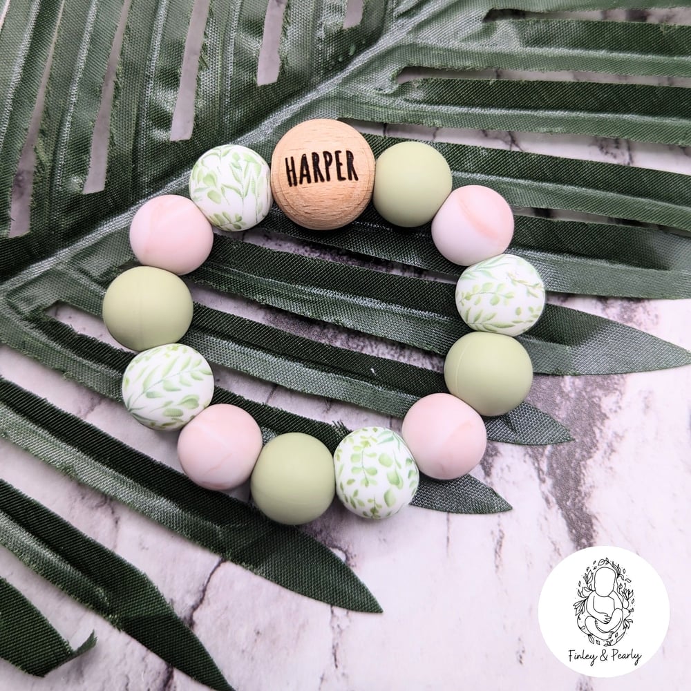 TEETHING RING: Engraved Round