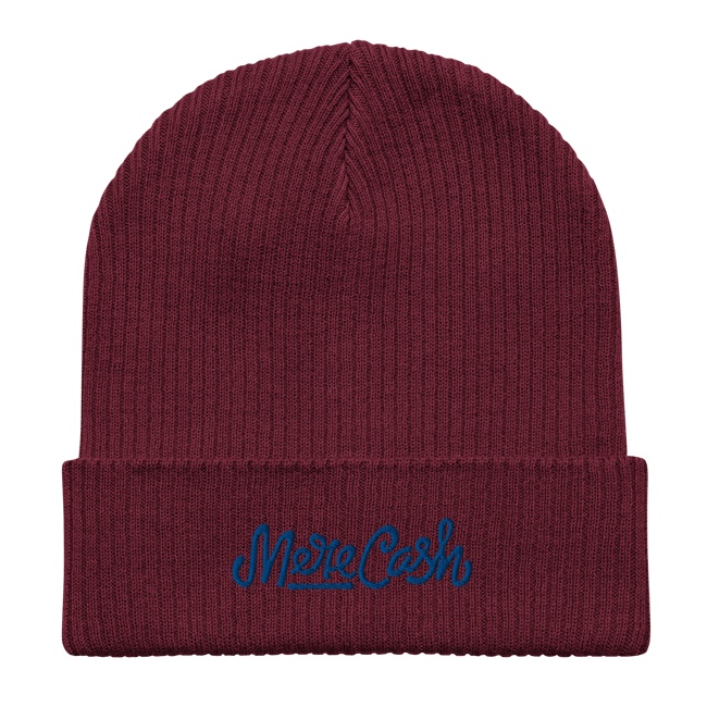 Organic ribbed beanie