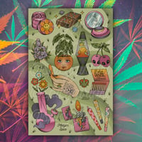 Image 1 of 420 BLAZE IT Poster Print