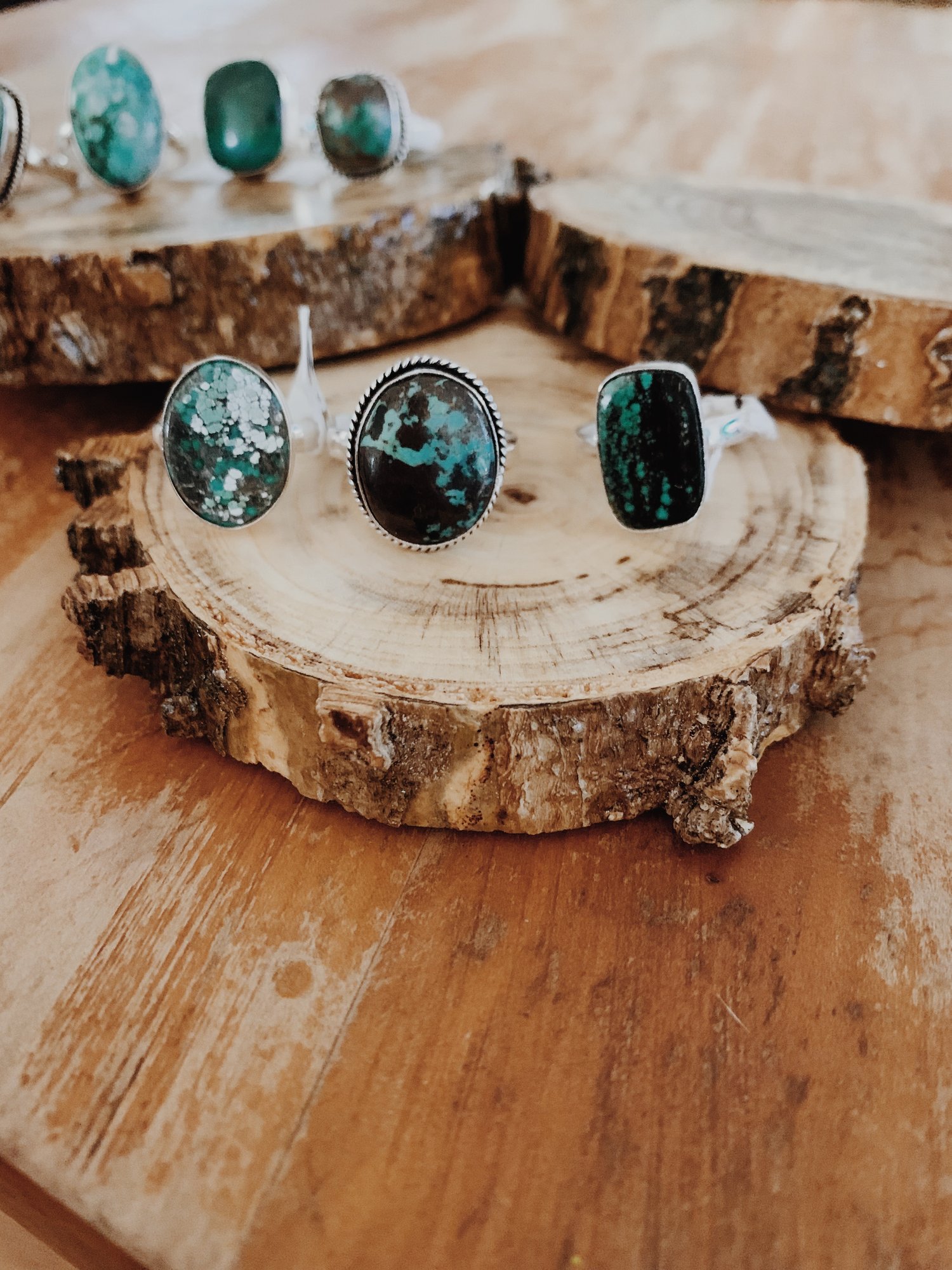 Mixed Turquoise Rings