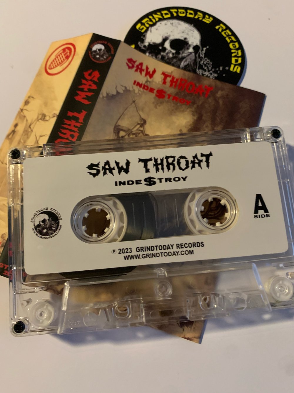 SAW THROAT ‘Inde$troy’ cassette