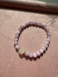 Image 1 of Kunzite and moonstone bracelet 紫锂辉白月光手链